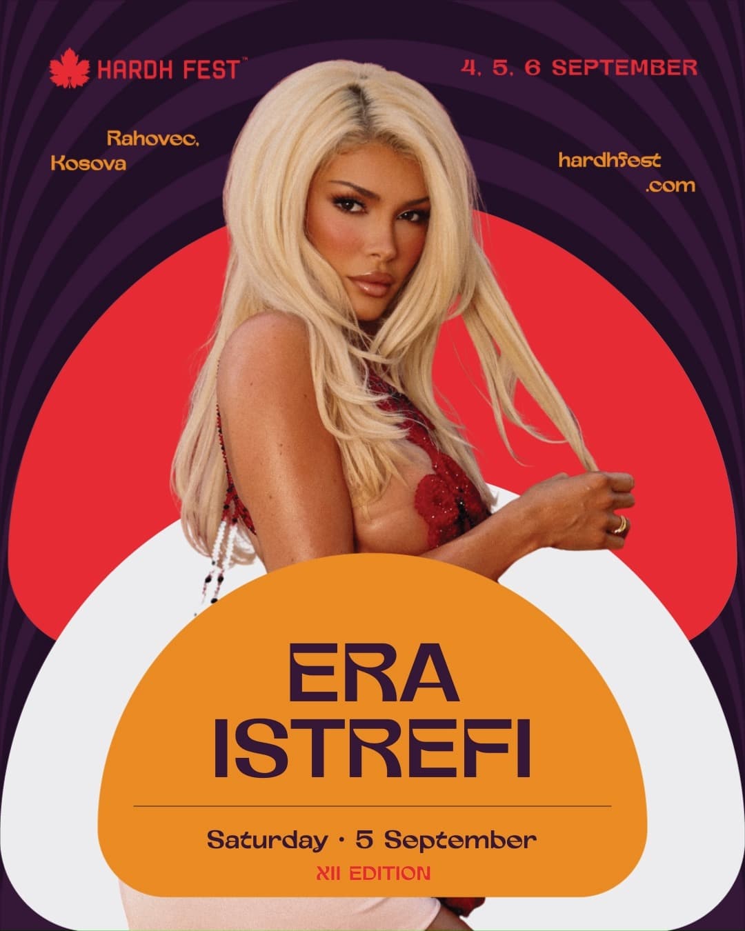 Era Istrefi vjen në Hardh Fest 2026 — Shtunë, 5 Shtator